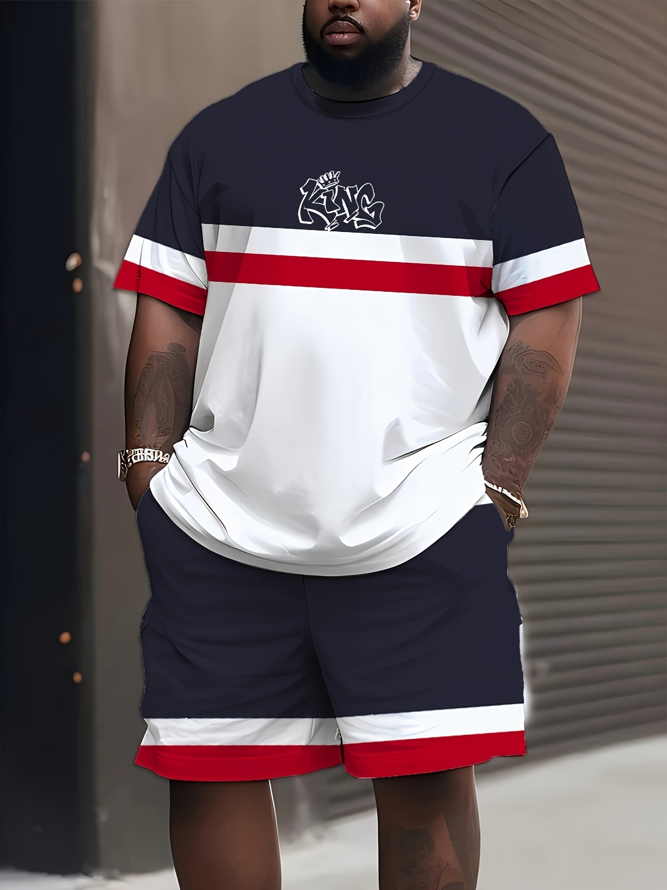 New Plus Size Men's T-shirt An - 3D Printing Jersey 评论和价格