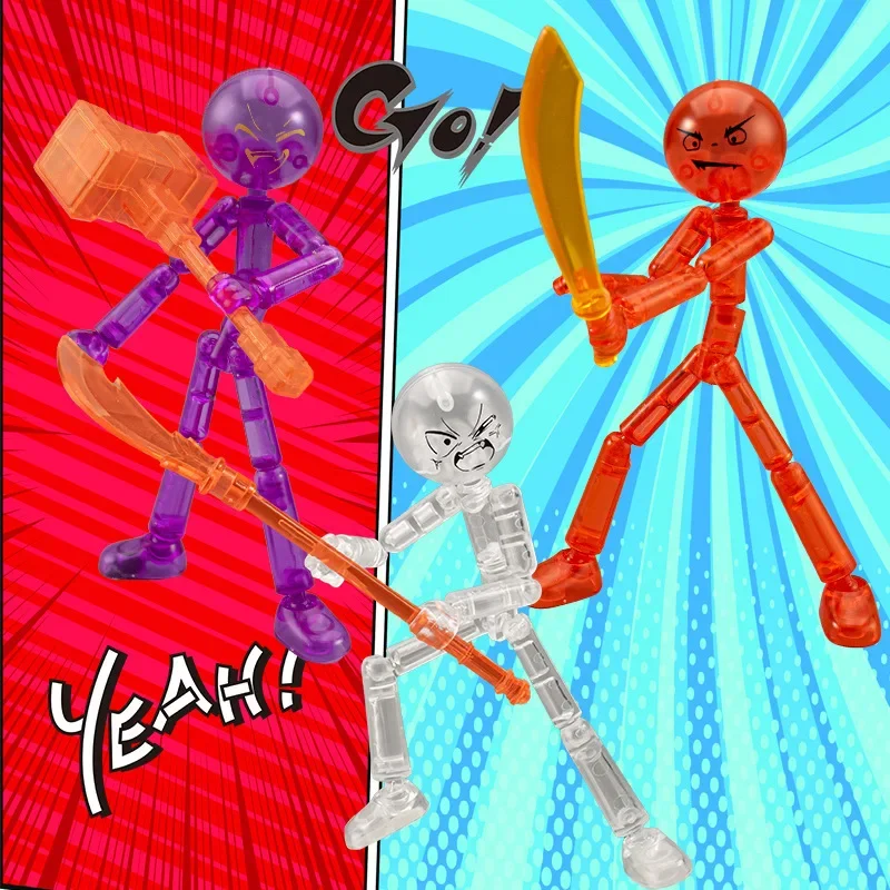 3D Printed Stickman Action Fig - 3D Printing Action Figure 评论和价格