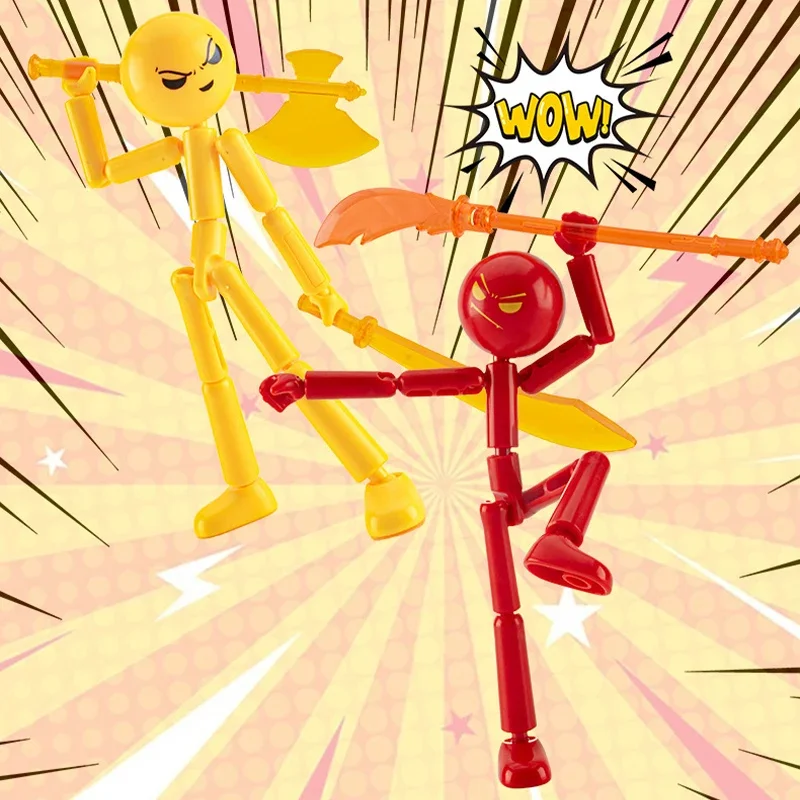 3D Printed Stickman Action Fig - 3D Printing Action Figure 评论和价格