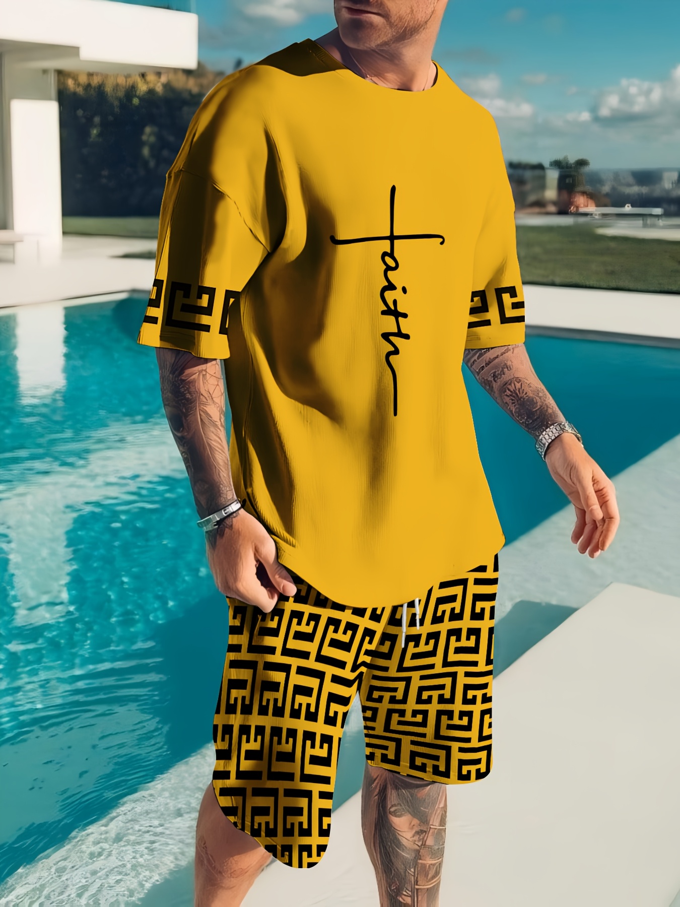 3D Printing Men's Casual Fashi - 3D Printing Jersey 评论和价格