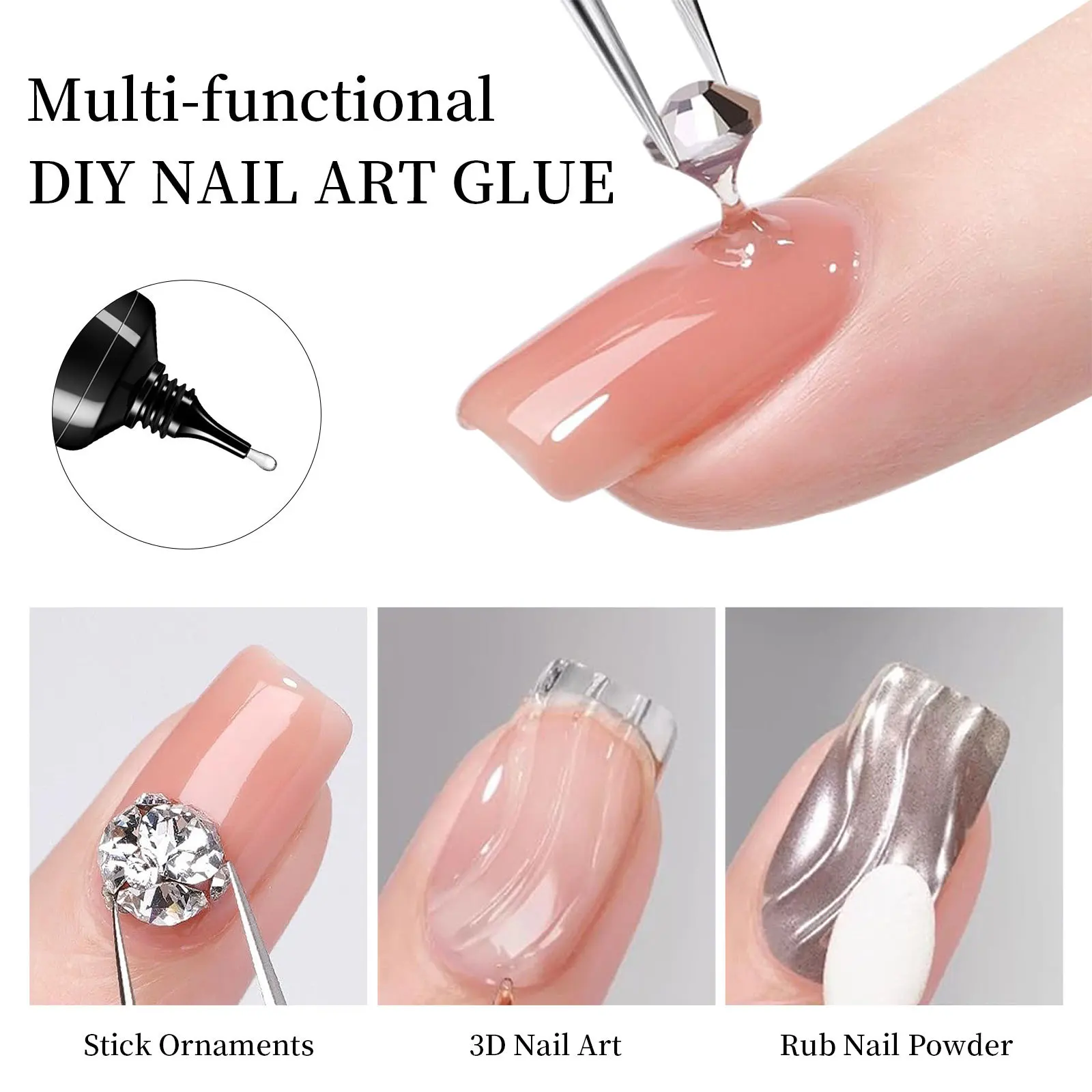 Nail Rhinestone Glue Gel for D - 3D Printing Jewelry 评论和价格