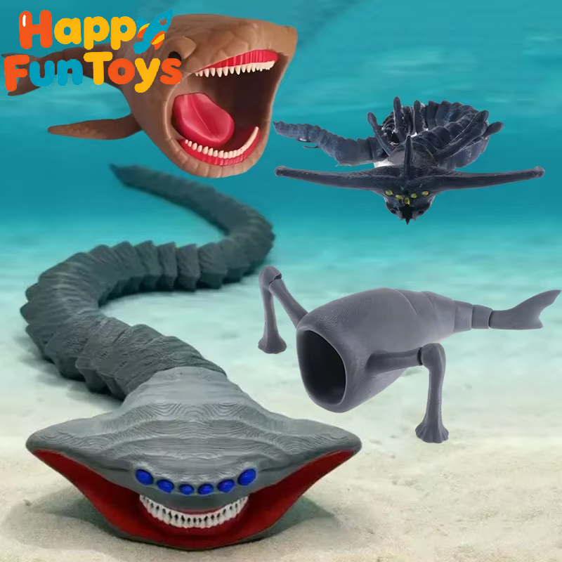 1/4pcs 3D Printing Sea Eater A - 3D Printing Action Figure 评论和价格