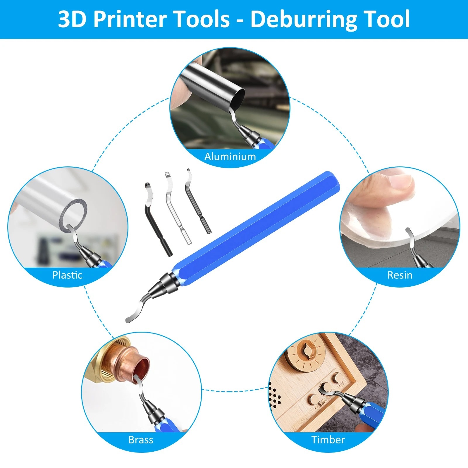17PCS 3D Print Deburring Tool  - 3D Printing File Free 评论和价格
