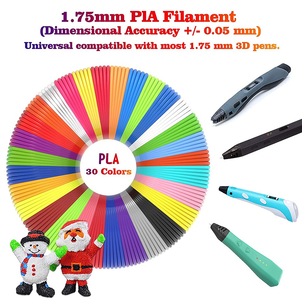 3D Pen Filament Refills 30 Col - 3D Printing Pen 评论和价格