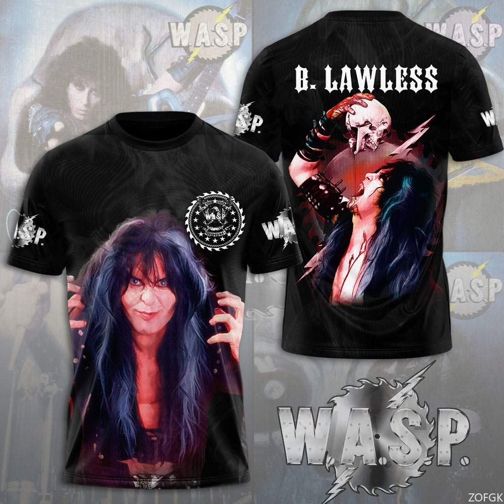 W.A.S.P Rock 3D Printing T-shi - 3D Printing Jersey 评论和价格