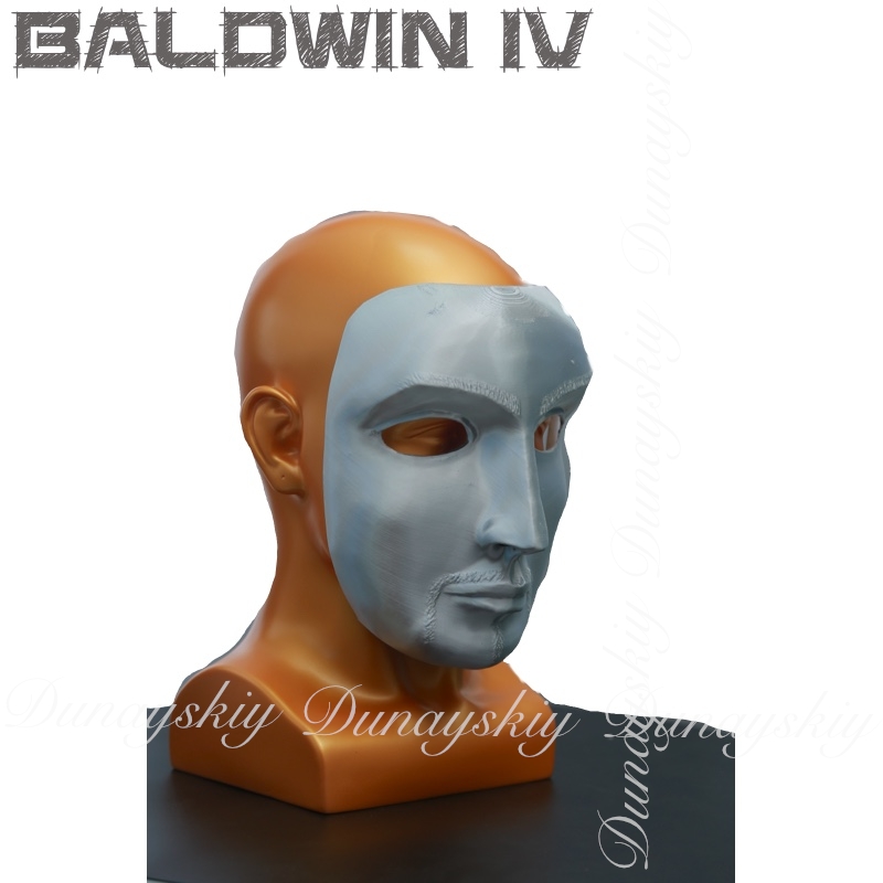 Halloween Baldwin IV Mask Cosp - 3D Printing Character 评论和价格