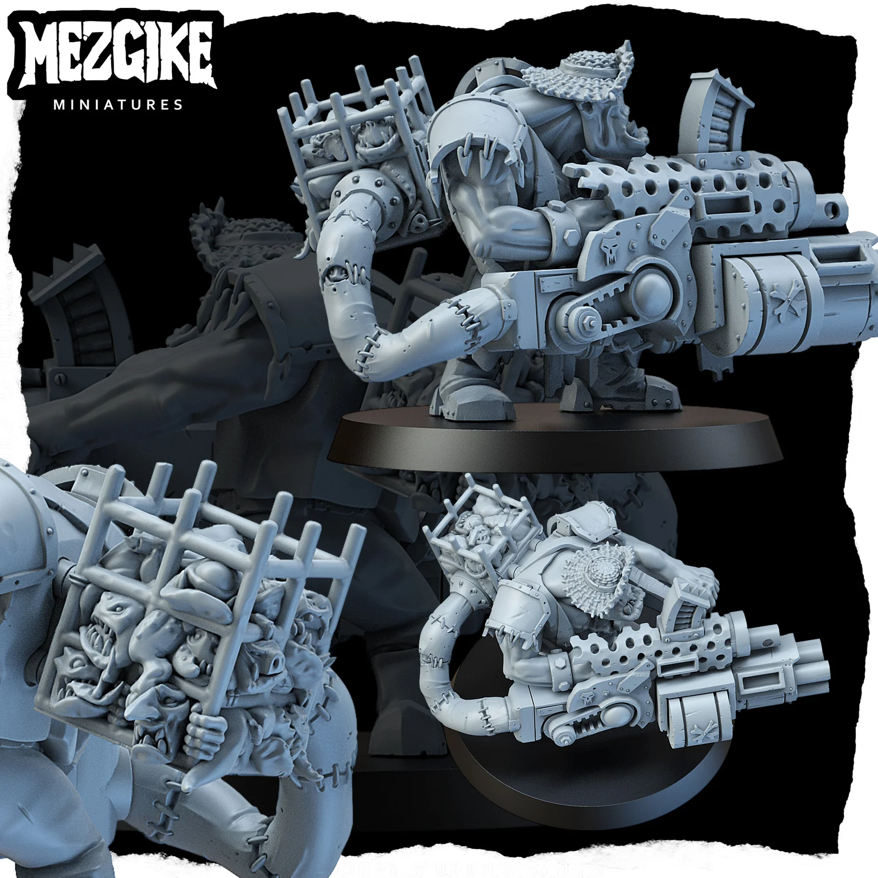 Orc Bots Gunners Miniature,  G - 3D Printing Action Figure 评论和价格