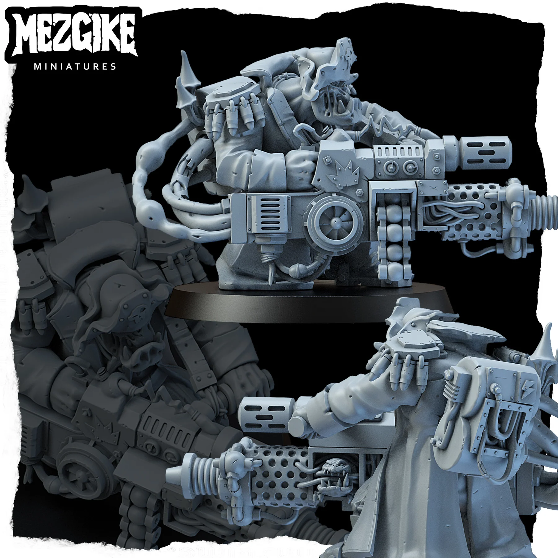 Orc Bots Gunners Miniature,  G - 3D Printing Action Figure 评论和价格