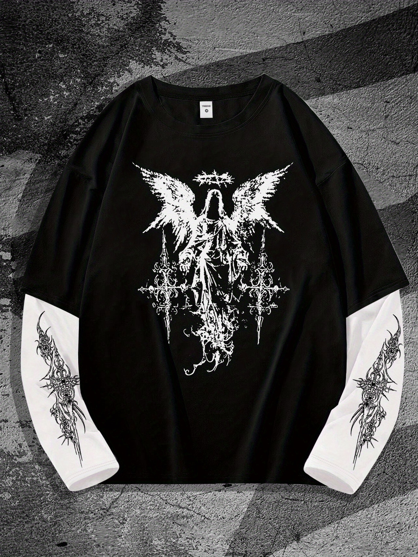 New men's long-sleeved T-shirt - 3D Printing Jersey 评论和价格