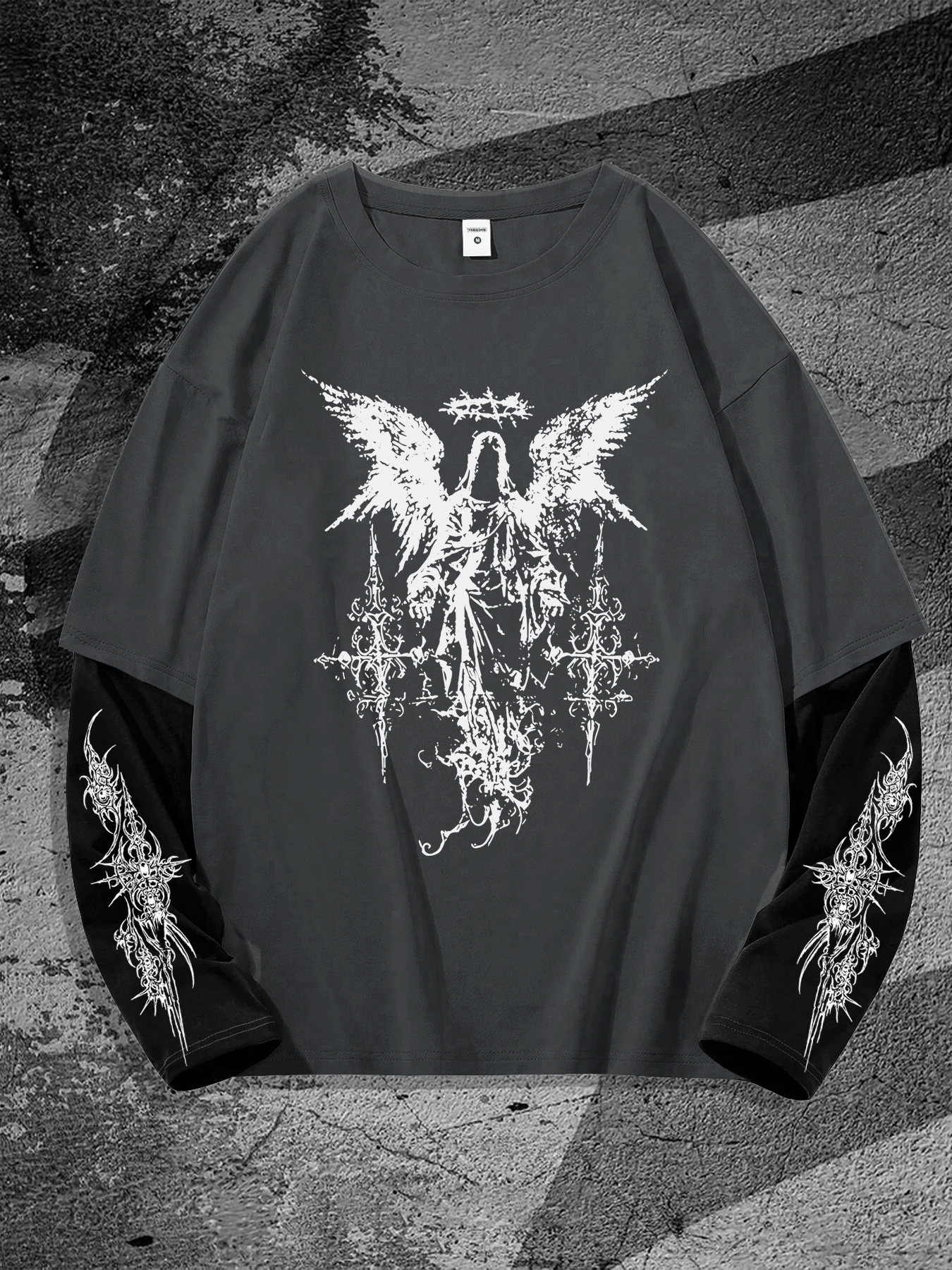 New men's long-sleeved T-shirt - 3D Printing Jersey 评论和价格