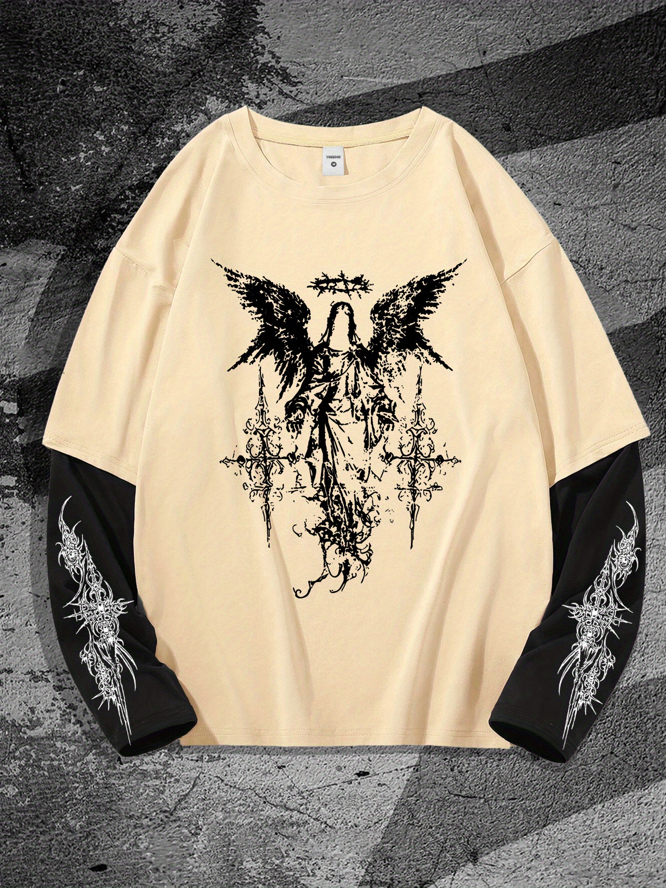 New men's long-sleeved T-shirt - 3D Printing Jersey 评论和价格