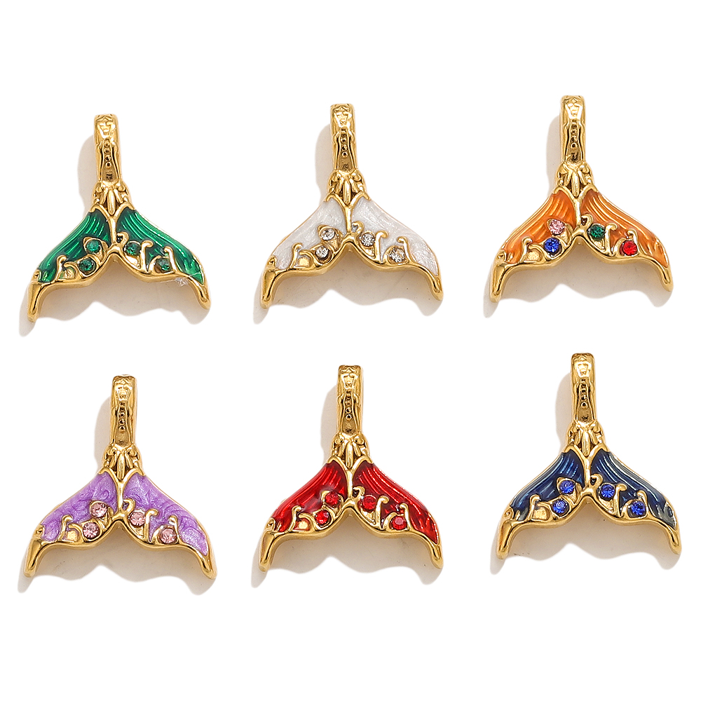 4pcs Stainless Steel Gold Merm - 3D Printing Jewelry 评论和价格
