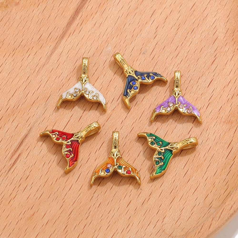 4pcs Stainless Steel Gold Merm - 3D Printing Jewelry 评论和价格
