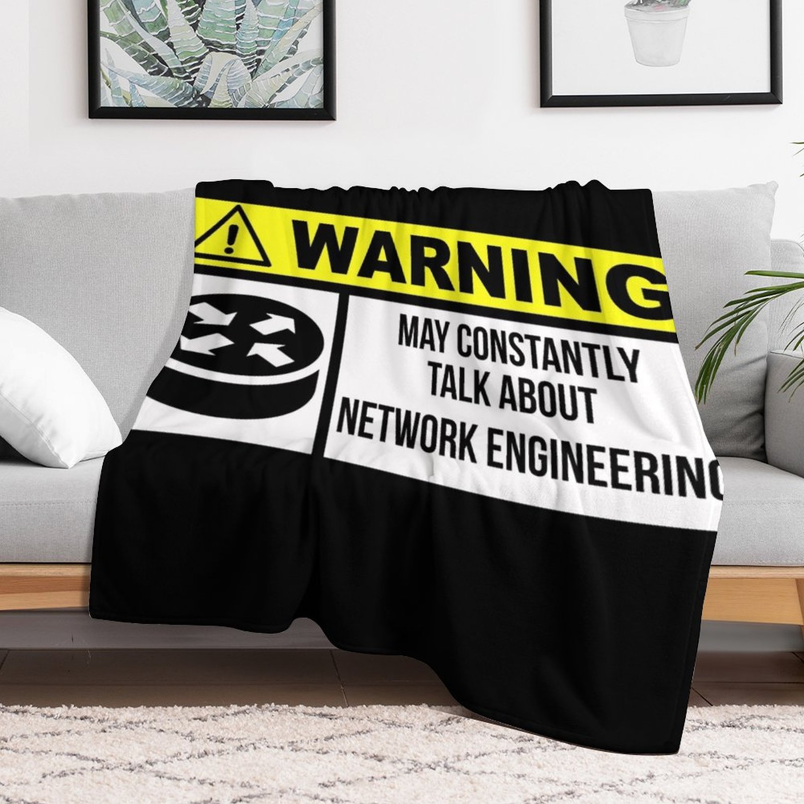 Network engineer Throw Blanket - 3D Printing Engineer 评论和价格
