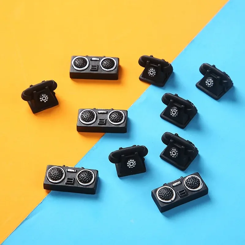 10pcs Mini Diy Resin Retro Bla - 3D Printing Jewelry 评论和价格