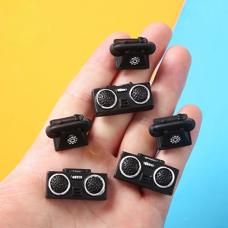 10pcs Mini Diy Resin Retro Bla - 3D Printing Jewelry 评论和价格