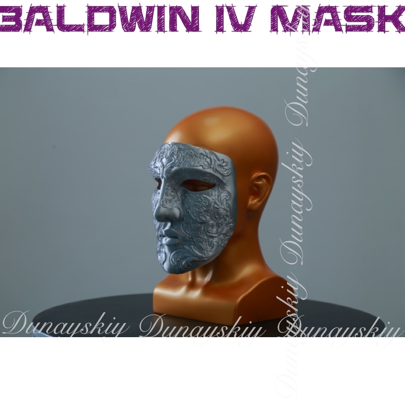 Halloween Baldwin IV Mask Cosp - 3D Printing Character 评论和价格