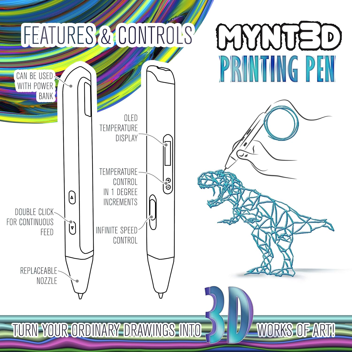 Professional 3D Printing Pen w - 3D Printing Pen 评论和价格