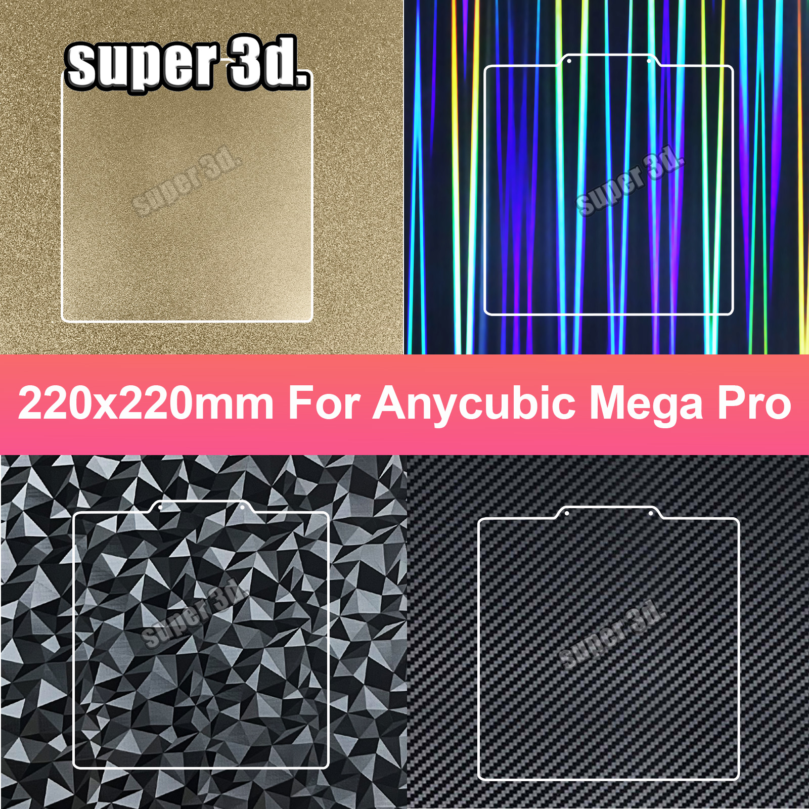 PEO PEI build plate 220x220 An - 3D Printing Industrial 评论和价格